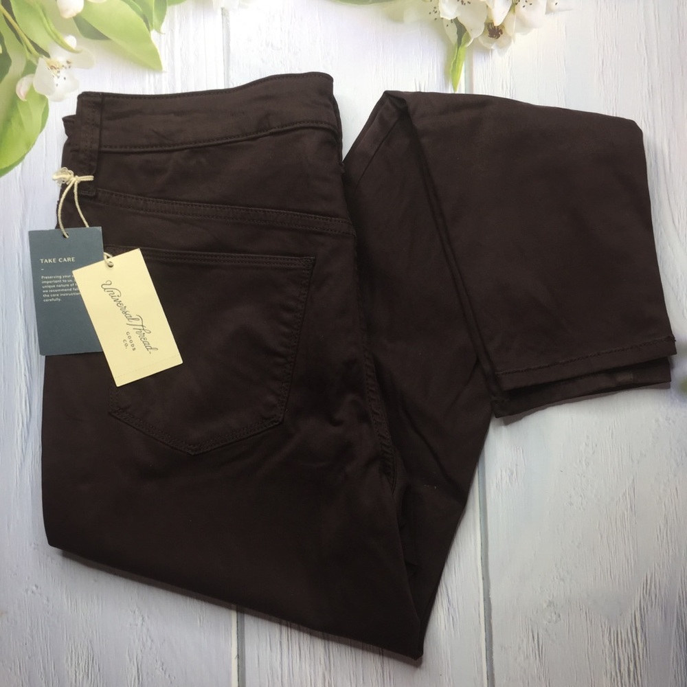 NWT Universal Thread High Rise Jegging Burgundy 8 - Picture 5 of 13